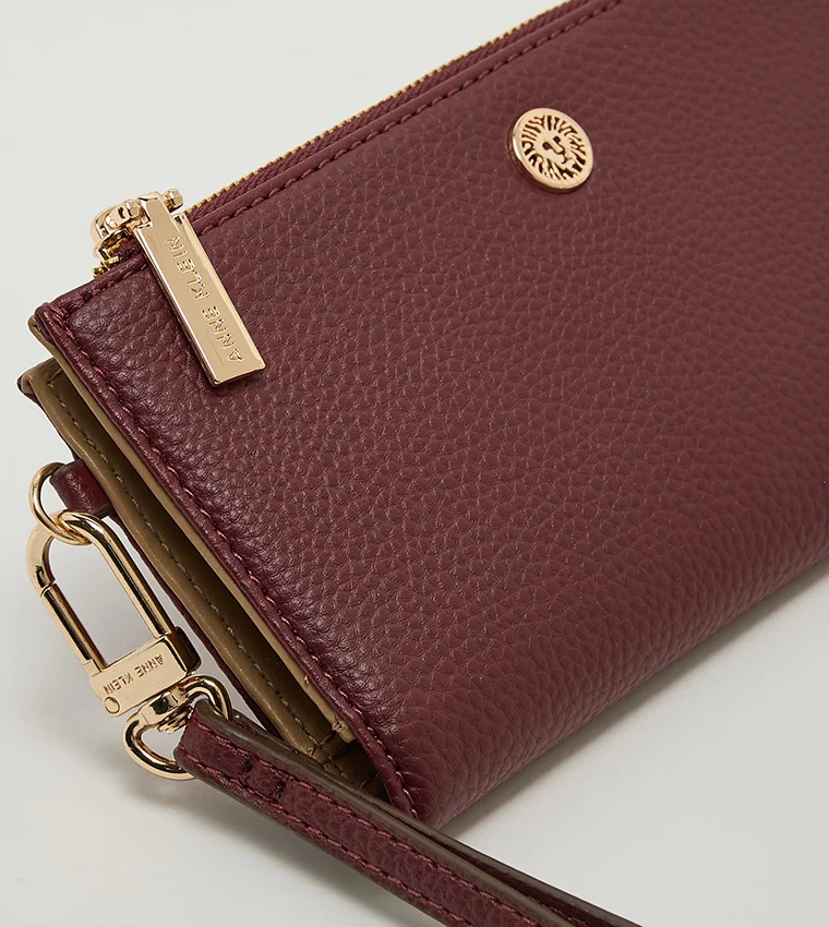 ANNE KLEIN  Anne Klein Textured Zippered Wallet for Women | Best Price UAE